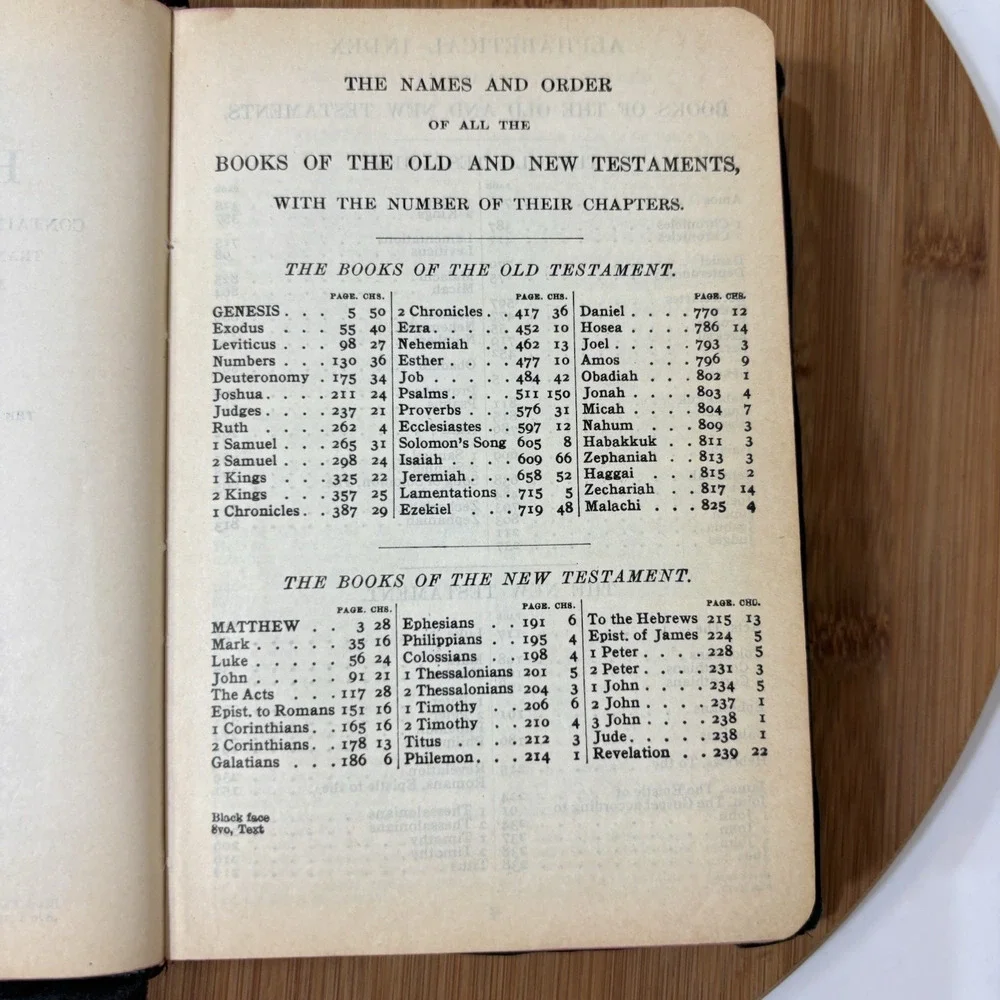 Vintage holy bible